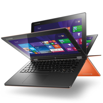 Laptop Lenovo Yoga 2 Pentium N3530/11.6" TouchScreen/4GB/1TB/BT/x360/Win 8.1 Orange