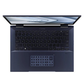 Laptop Asus ExpertBook B7402FVA-P73T i7-1360P/14" WUXGA (1920x1200) TouchScreen/32GB/SSD 1TB/BT/FPR/x360/Star Black Win 11 Pro