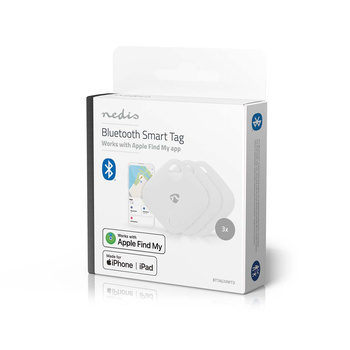 Lokalizator Bluetooth Nedis BTTAG10WT3 biały