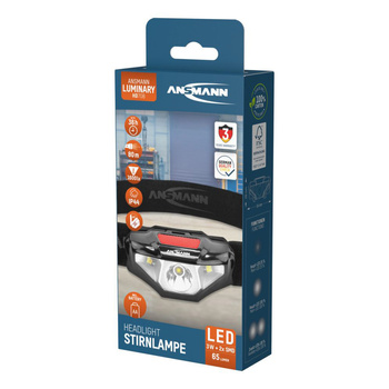 Latarka czołowa ANSMANN HD70B czarna