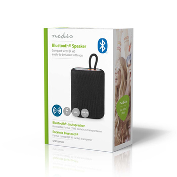 Głośnik Nedis Bluetooth 7h 7W Mono Czarny