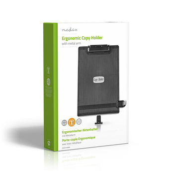 Uchwyt na dokumenty Nedis ERGOCH300BK A4/Uszkodzone opakowanie