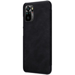 Etui Nillkin Qin Leather Xiaomi Redmi Note 10 4G/Note 10s (czarny)