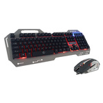 Klawiatura + mysz gamingowa przewodowe Rebeltec Interceptor 2