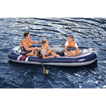 Bestway Ponton dmuchany z wiosłami i pompką 4os Hydro-Force 10'1 x 50''/3,07m x 1,26m TRECK X3 Set  61110