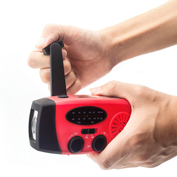 Radio solarne Denver SCR-2005 z lampką i funkcją SOS