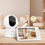 Niania elektroniczna z AI Arenti Wi-Fi 2MP/1080P z dwiema kamerami i ekranem LCD