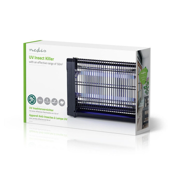 Lampa owadobójcza Nedis 16W 50 m2 czarna