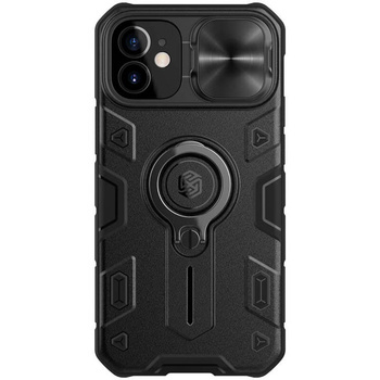 Etui Nillkin CamShield Armor Metal Apple iPhone 12 Mini (Without logo cutout) (czarny)
