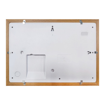 Ramka na zdjęcia Denver z FRAMEO FHD 15.6" 8GB dark wood