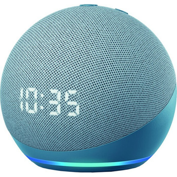 Amazon Echo Dot 4 z zegarem Twilight Blue