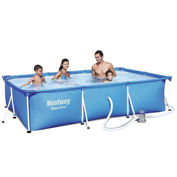 Bestway Basen stelażowy Steel Pro 9'10" x 6'7" x 26"/3.00m x 2.01m x 66cm 56411