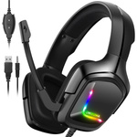 Słuchawki gamingowe Onikuma K20 RGB USB (black)