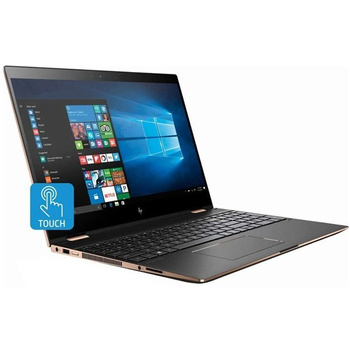 Laptop HP Spectre 15-CH011 i7-8550U/15.6" 4K TouchScreen/16GB/SSD 512GB/BT/BLKB/FPR/x360/GeForce MX150 2GB/Win 10 Silver