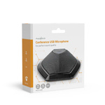 Mikrofon Nedis MICCU100BK do komputera USB przewodowy Czarny