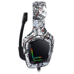 Słuchawki gamingowe Onikuma K20 RGB USB (camouflage grey)