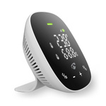 Czujnik jakości powietrza Nedis SmartLife Wi-Fi WIFISA20CBK Czarno-biały