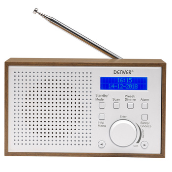 Kompaktowe radio DAB+/FM Denver biały