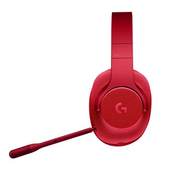 Słuchawki gamingowe Logitech G433 7.1 czerwone (red)