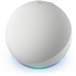 Amazon Echo Dot 5 z zegarem Glacier White