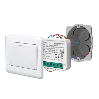 Inteligentny włącznik Nedis SmartLife WIFIWMS10WT Wi-Fi