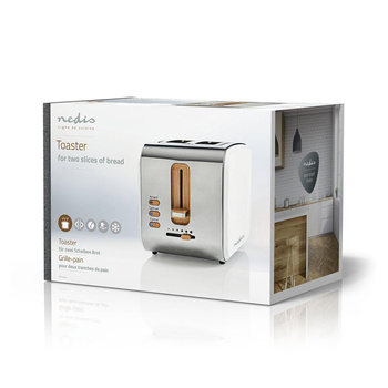 Toster Nedis KABT510EWT Biały