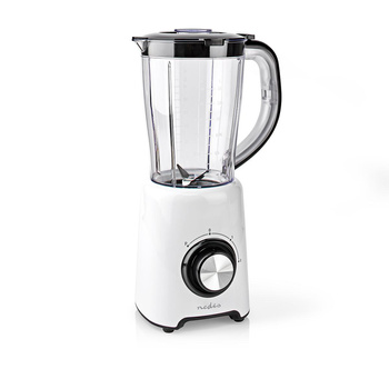 Blender kielichowy Nedis KABL300CWT 800W 1.5L Czarno-biały/Uszkodzone opakowanie