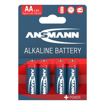 Baterie alkaliczne ANSMANN AA/LR6 1.5V - 4szt.
