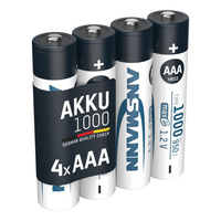 Akumulatory NiMH ANSMANN AAA/HR03 1000mAh 1.2V - 4szt.