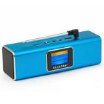 Głośnik bezprzewodowy Technaxx Bluetooth USB, Aux, audio, karta pamięci 32GB (niebieski)