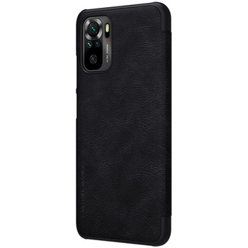 Etui Nillkin Qin Leather Xiaomi Redmi Note 10 4G/Note 10s (czarny)