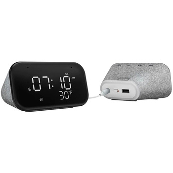 Lenovo Smart Clock Essential z Asystentem Google (Soft Touch Gray)/Uszkodzone opakowanie