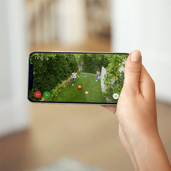 Bezprzewodowa kamera zewnętrzna Ring Spotlight Cam HD Security Camera Czarna