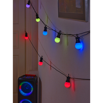 Kolorowy łańcuch świetlny LED Wi-Fi - 15 szt.