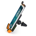 Uchwyt samochodowy na smartfon 3,5-6" Technaxx tabletki zapachowe (czarny, pomarańczowy)