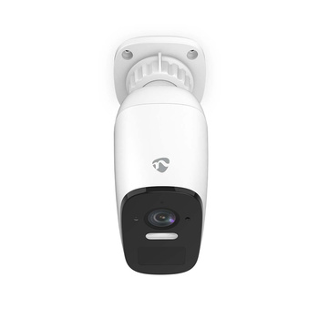 Kamera zewnętrzna Nedis Smartlife Wifi, IP66 czujnik ruchu, night vision, biały