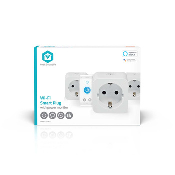 Inteligentne gniazdko Nedis SmartLife WIFIP121FWT3 Wi-Fi (3 sztuki)