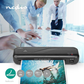 Laminator Nedis LAMI112BK4