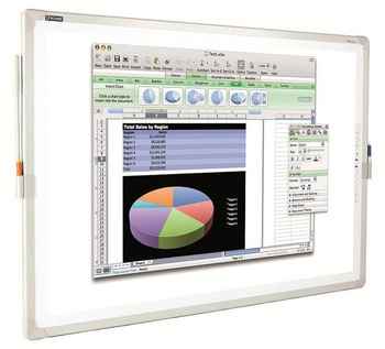Zestaw Interactive IPBoard 85 + projektor Epson EB-X31 EDU + uchwyt + okablowanie + nauczyciel.pl