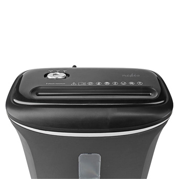 Niszczarka do papieru Nedis 12l DIN P-4 190W Czarna