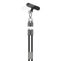 Smycz z kablem USB-C/Lightning ANSMANN 27W 1.2m czarna