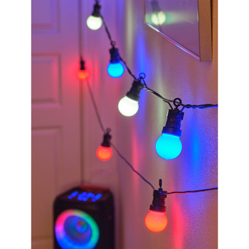 Kolorowy łańcuch świetlny LED Wi-Fi - 15 szt.