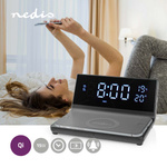Budzik Nedis WCACQ20BK 5–15 W 2x alarm bez światła Czarny