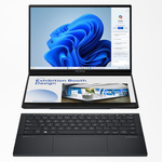 Laptop Asus ZenBook Duo UX8406MA-PS99T Ultra 9 185H/14" 3K (2880x1800) TouchScreen 120Hz  OLED + 14" 4K (3840x1100) TouchScreen/32GB/SSD 1TB/BT/Intel Arc Graphics/Win 11 Inkwell Gray