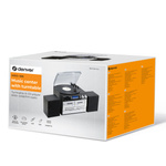 Miniwieża Denver MRD-166 z gramofonem i radio DAB+/FM czarna