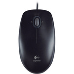 Mysz przewodowa Logitech B110 Silent (czarna)