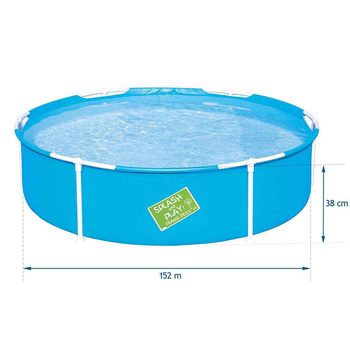 Bestway Basen stelażowy okrągły 5' x 15"/1.52m x 38cm 56283