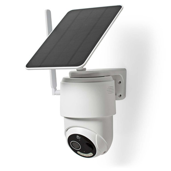 Kamera zewnętrzna Nedis Smartlife 4G, IP65 czujnik ruchu, night vision, biały