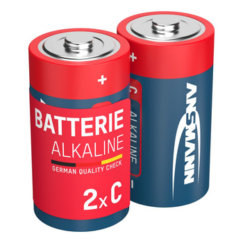 Baterie alkaliczne ANSMANN C/LR14 1.5V - 2szt.