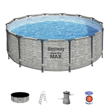 Bestway Basen Steel Pro MAX 14' x 48"/2.27m x 1.22m 5619D